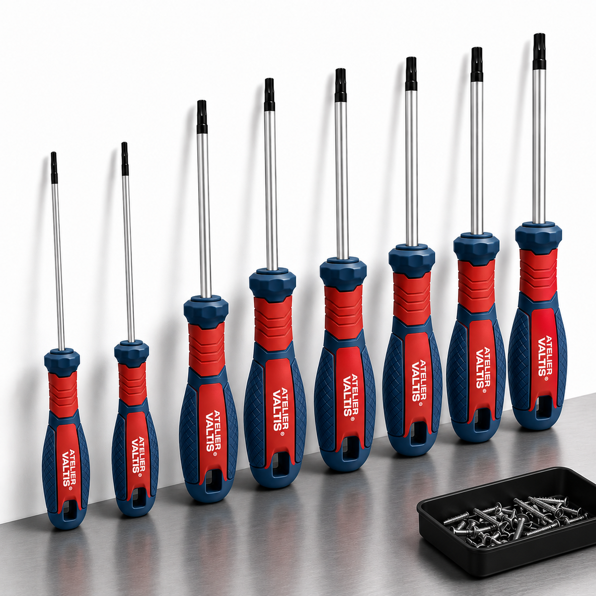 Jeu de Tournevis Torx 8 Pièces T8-T40 I Atelier Valtis